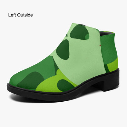 green-skull-elegante-reissverschluss-stiefeletten-stiefeletten-jlr-design-1 - JLR Design