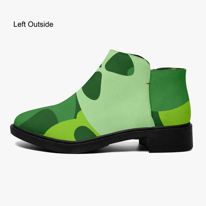 green-skull-elegante-reissverschluss-stiefeletten-stiefeletten-jlr-design-5 - JLR Design