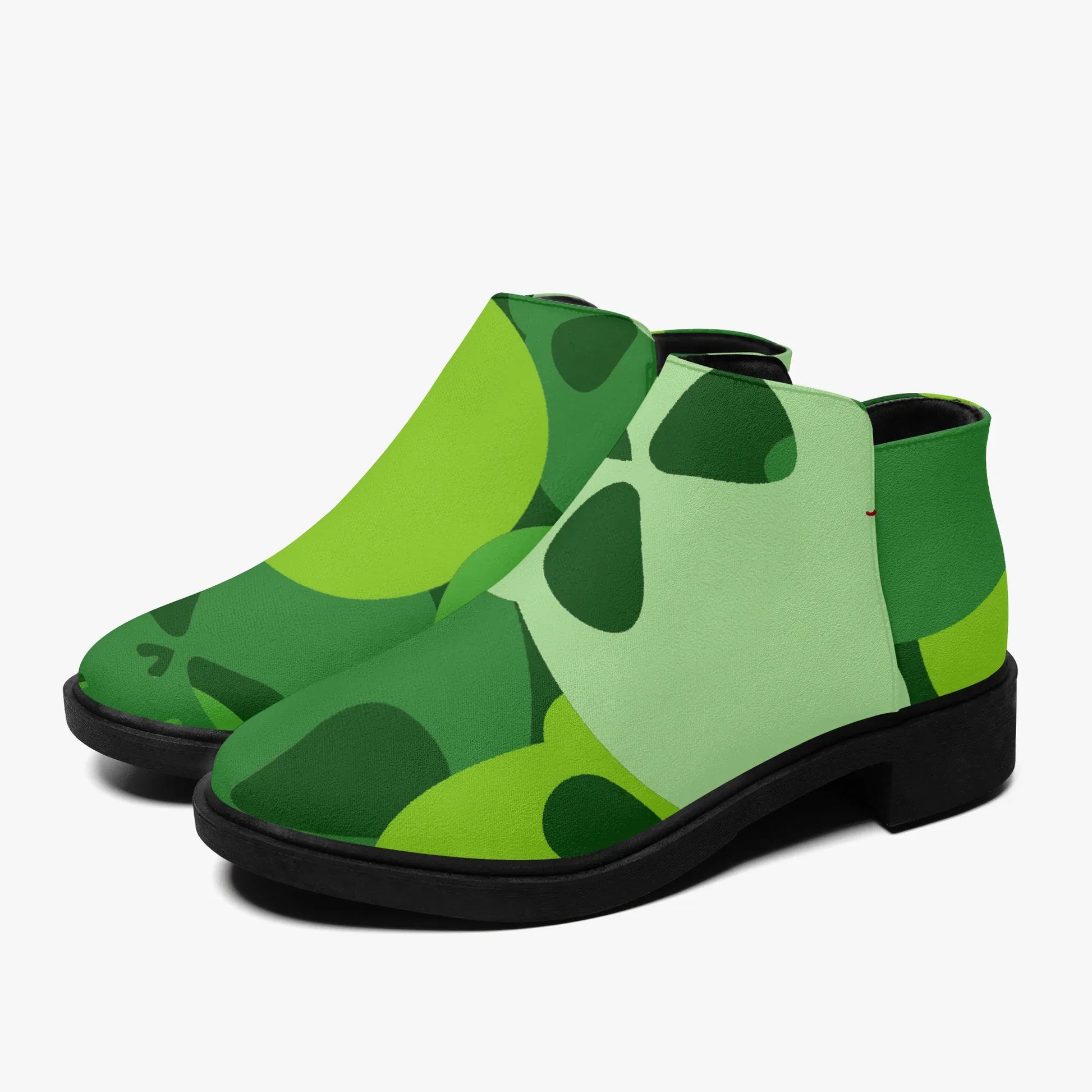 green-skull-elegante-reissverschluss-stiefeletten-stiefeletten-jlr-design-6 - JLR Design