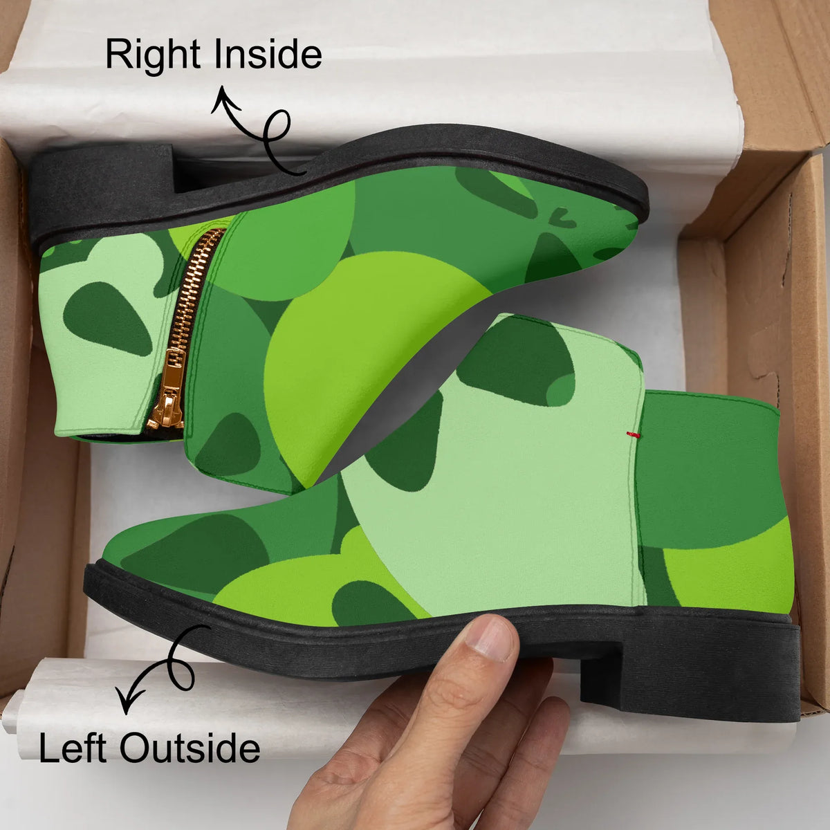 green-skull-elegante-reissverschluss-stiefeletten-stiefeletten-jlr-design-jlr-design-de-8 - JLR Design