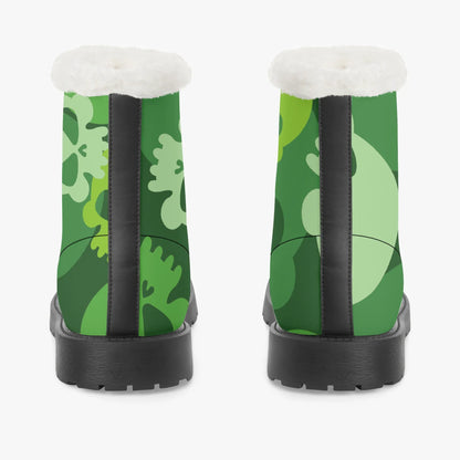 green-skull-faux-fur-leder-boots-boots-jlr-design-6 - JLR Design