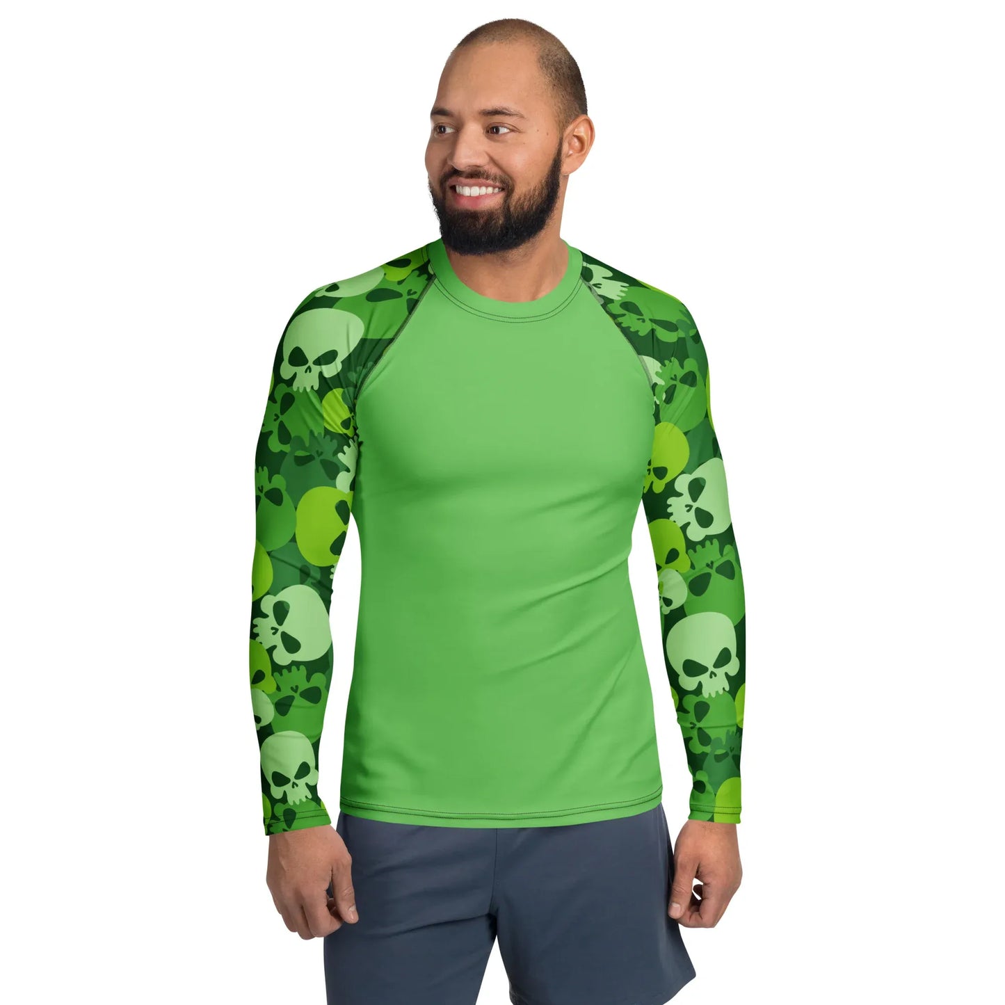 green-skull-herren-rash-guard-rash-guard-jlr-design-1 - JLR Design