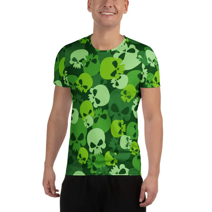 green-skull-sport-t-shirt-fur-herren-sport-t-shirt-jlr-design-1 - JLR Design