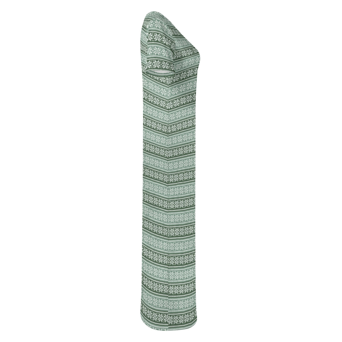 green-snowflake-bodycon-maxi-dress-long-dress-jlr-design-jlr-design-de-5 - JLR Design