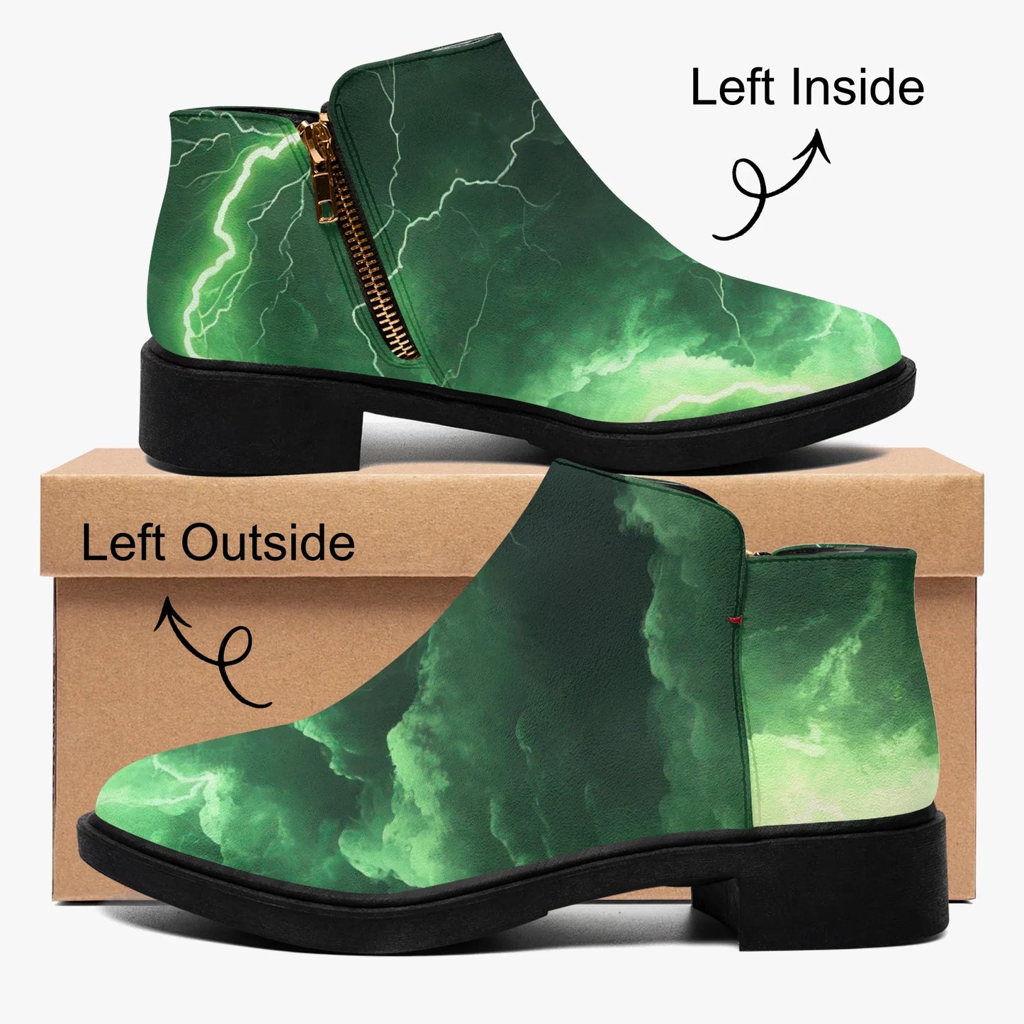 green-thunder-elegante-reissverschluss-stiefeletten-stiefeletten-jlr-design-4 - JLR Design