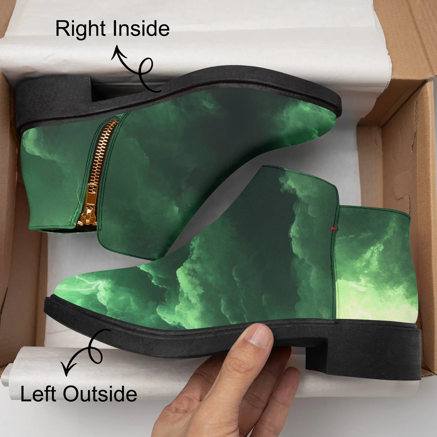 green-thunder-elegante-reissverschluss-stiefeletten-stiefeletten-jlr-design-8 - JLR Design