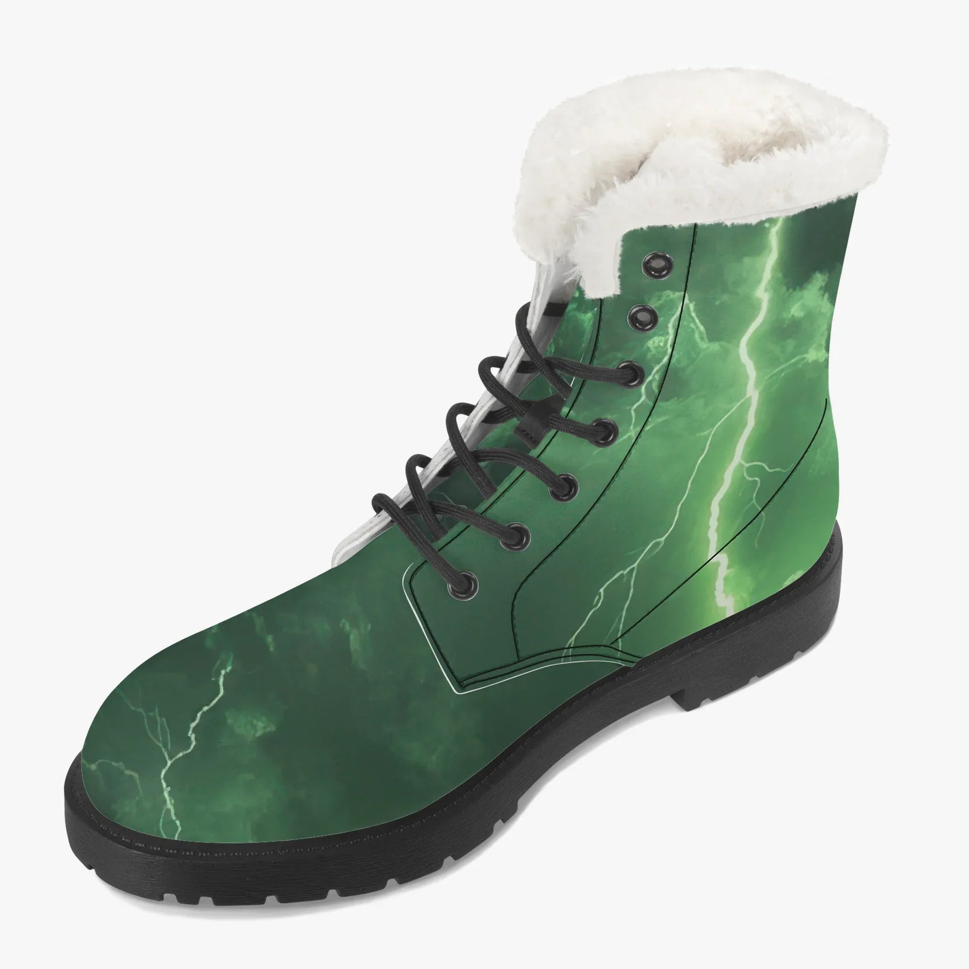 green-thunder-faux-fur-leder-boots-boots-jlr-design-3 - JLR Design