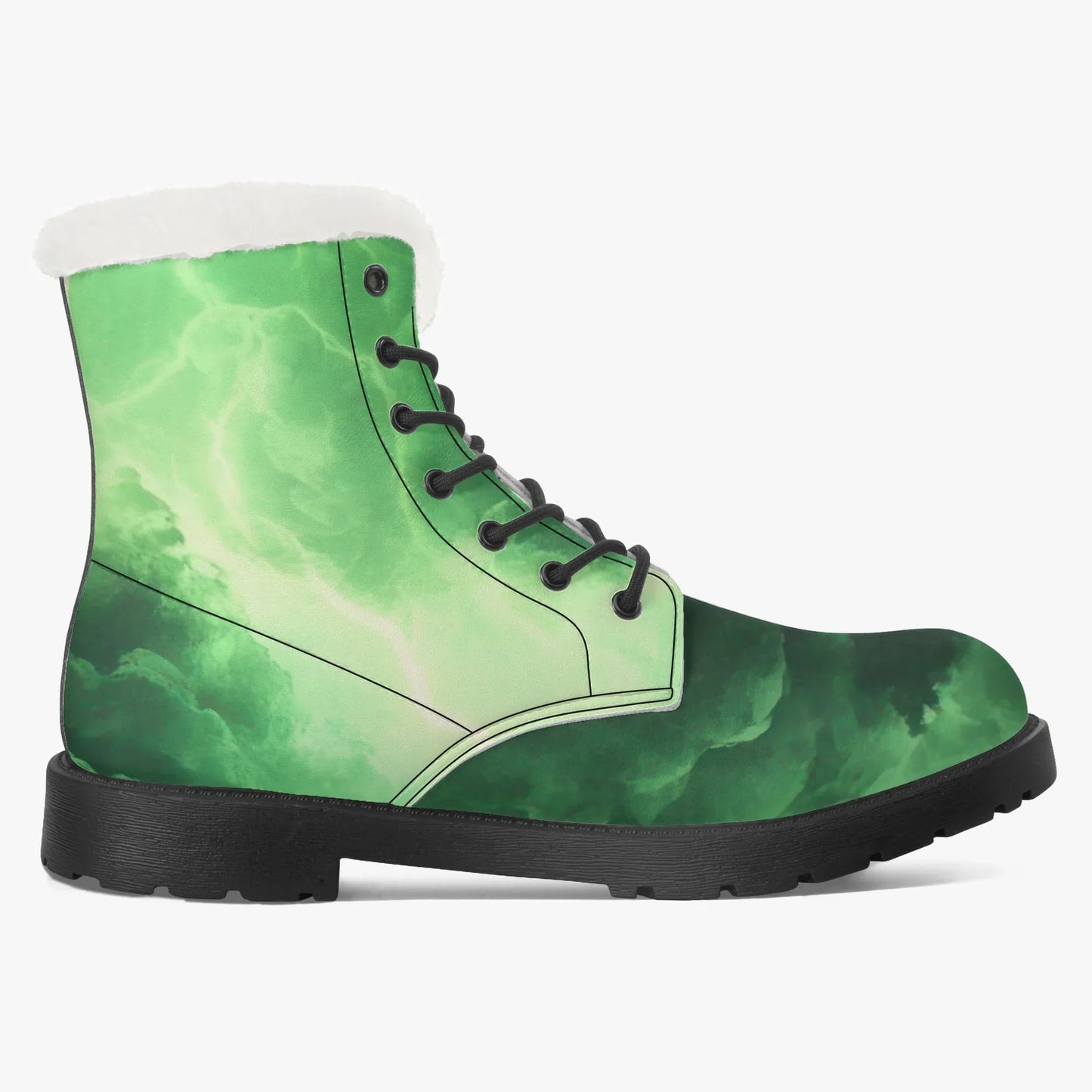 green-thunder-faux-fur-leder-boots-boots-jlr-design-8 - JLR Design