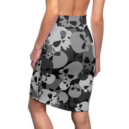 grey-skull-bleistiftrock-fur-damen-eleganter-mid-waist-rock-mit-stretch-komfort-bleistiftrock-jlr-design-2 - JLR Design