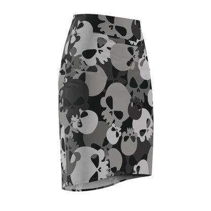 grey-skull-bleistiftrock-fur-damen-eleganter-mid-waist-rock-mit-stretch-komfort-bleistiftrock-jlr-design-6 - JLR Design