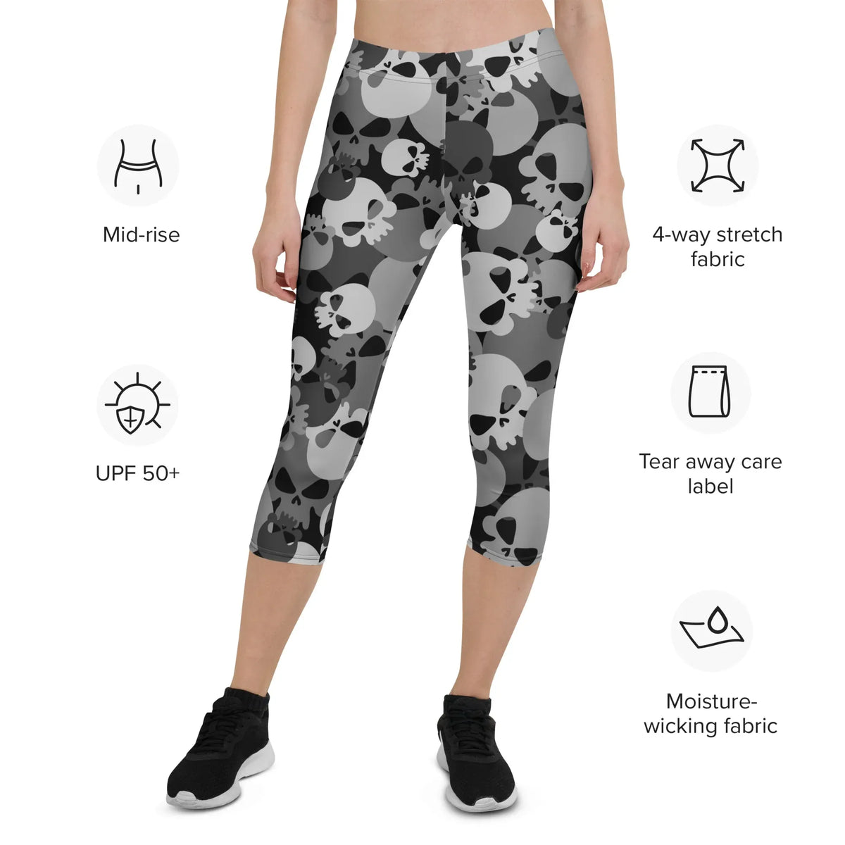 grey-skull-damen-capri-leggings-capri-leggings-jlr-design-jlr-design-de-7 - JLR Design