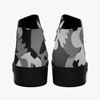 grey-skull-elegante-reissverschluss-stiefeletten-stiefeletten-jlr-design-2 - JLR Design
