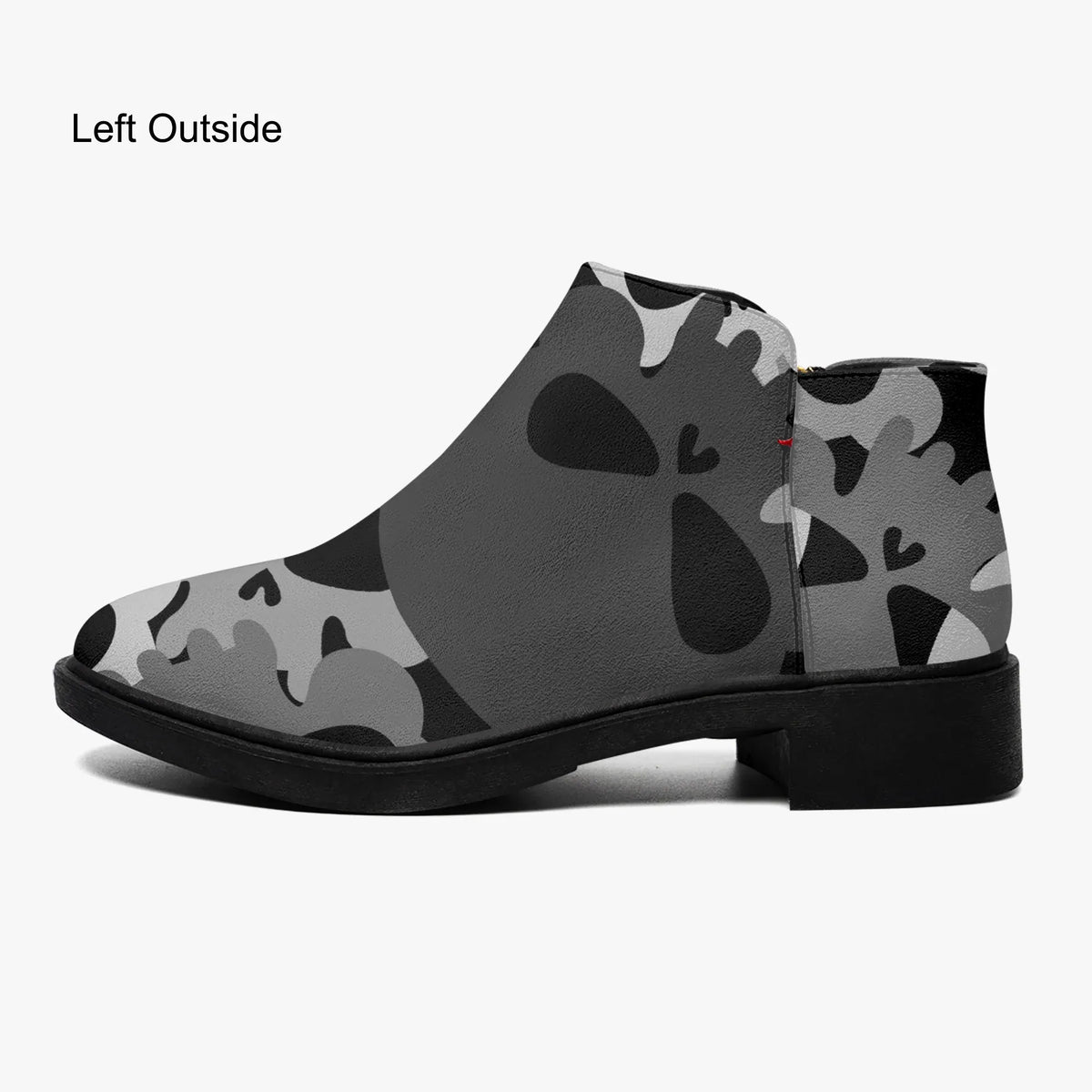 grey-skull-elegante-reissverschluss-stiefeletten-stiefeletten-jlr-design-jlr-design-de-5 - JLR Design