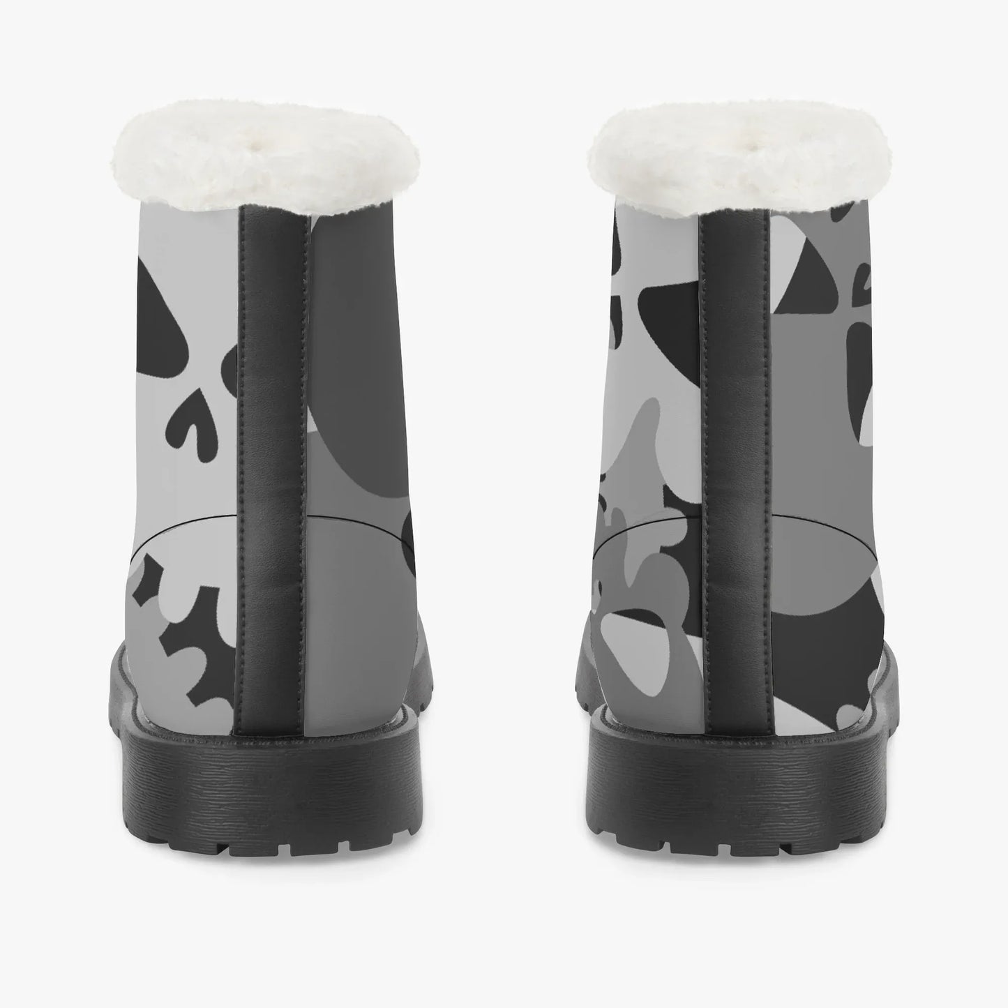 grey-skull-faux-fur-leder-boots-boots-jlr-design-6 - JLR Design