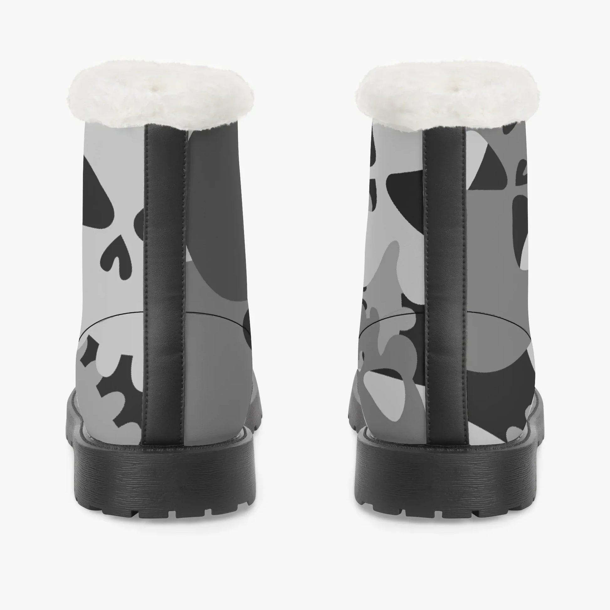 grey-skull-faux-fur-leder-boots-boots-jlr-design-6 - JLR Design