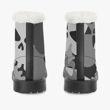 grey-skull-faux-fur-leder-boots-boots-jlr-design-6 - JLR Design