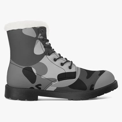 grey-skull-faux-fur-leder-boots-boots-jlr-design-8 - JLR Design