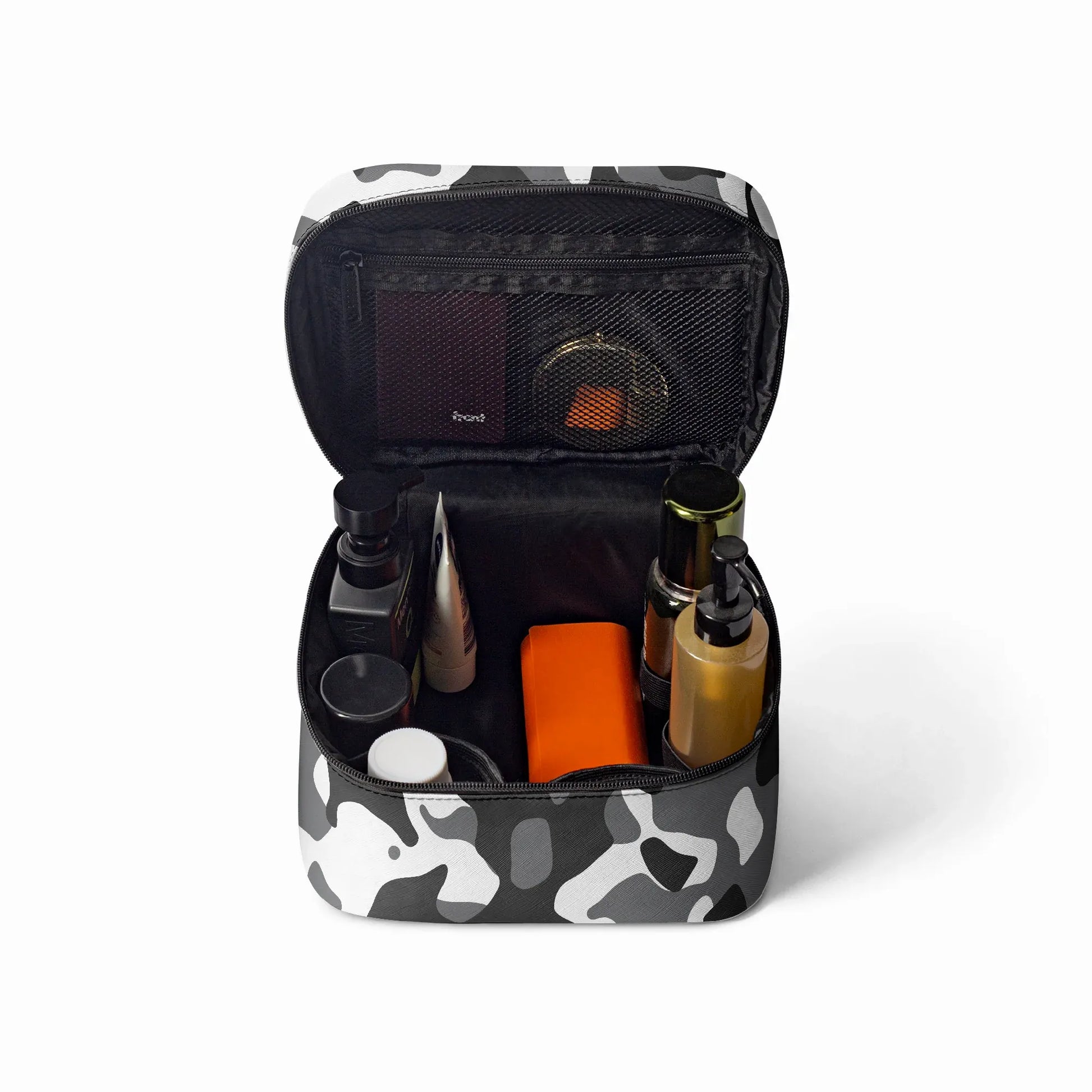 grosse-kosmetiktasche-schwarz-weiss-camouflage-kosmetiktasche-jlr-design-7 - JLR Design