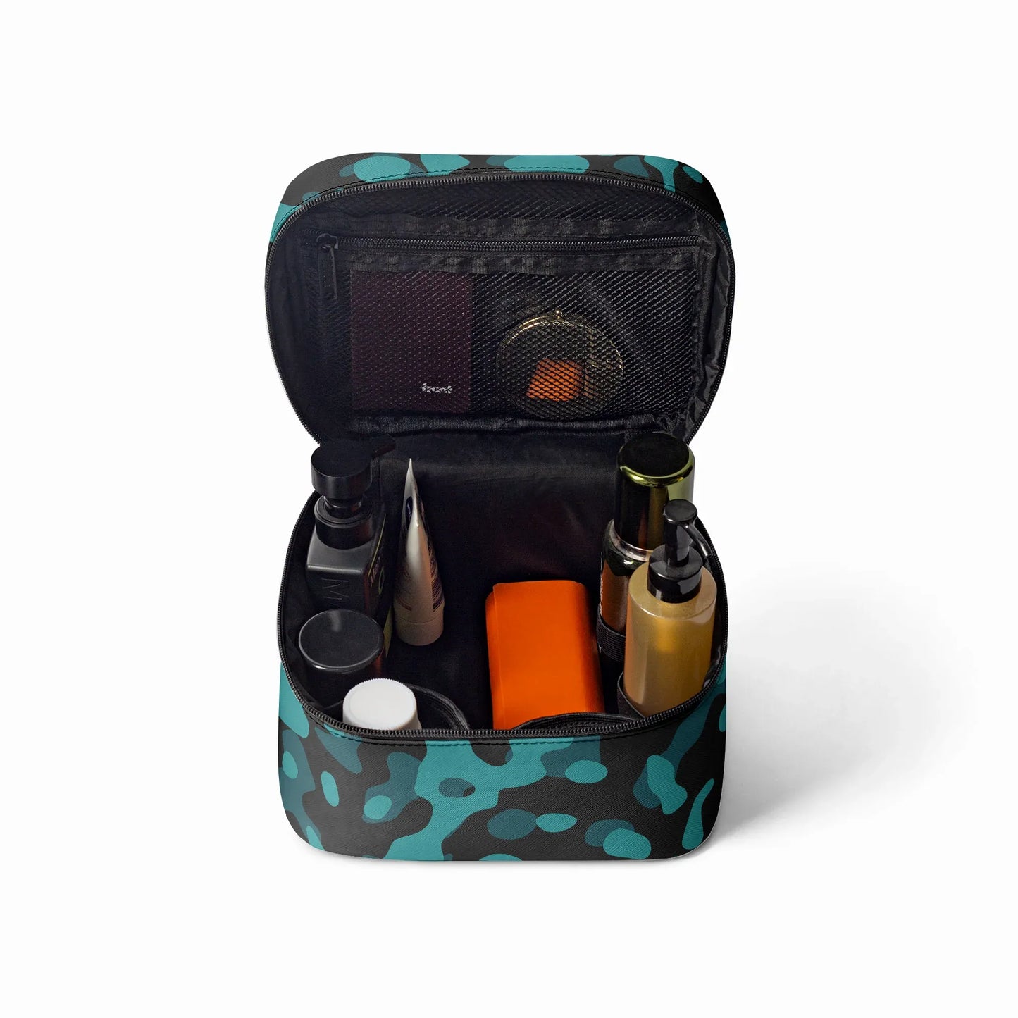 grosse-kosmetiktasche-turkis-camouflage-kosmetiktasche-jlr-design-6 - JLR Design