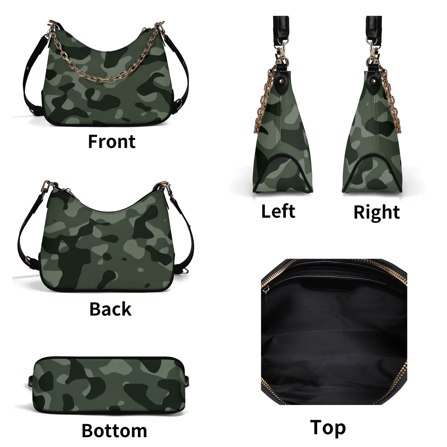 grune-camouflage-elegante-umhangetasche-mit-kette-umhangetasche-jlr-design-6 - JLR Design