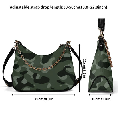 grune-camouflage-elegante-umhangetasche-mit-kette-umhangetasche-jlr-design-7 - JLR Design