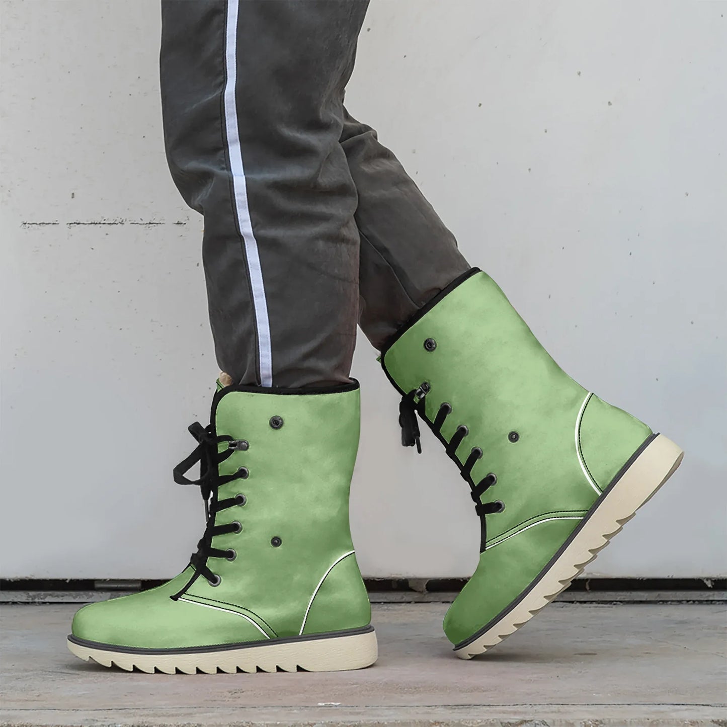 grune-chic-boots-mit-pluschfutter-boots-jlr-design-2 - JLR Design