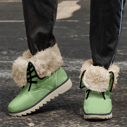 grune-chic-boots-mit-pluschfutter-boots-jlr-design-3 - JLR Design