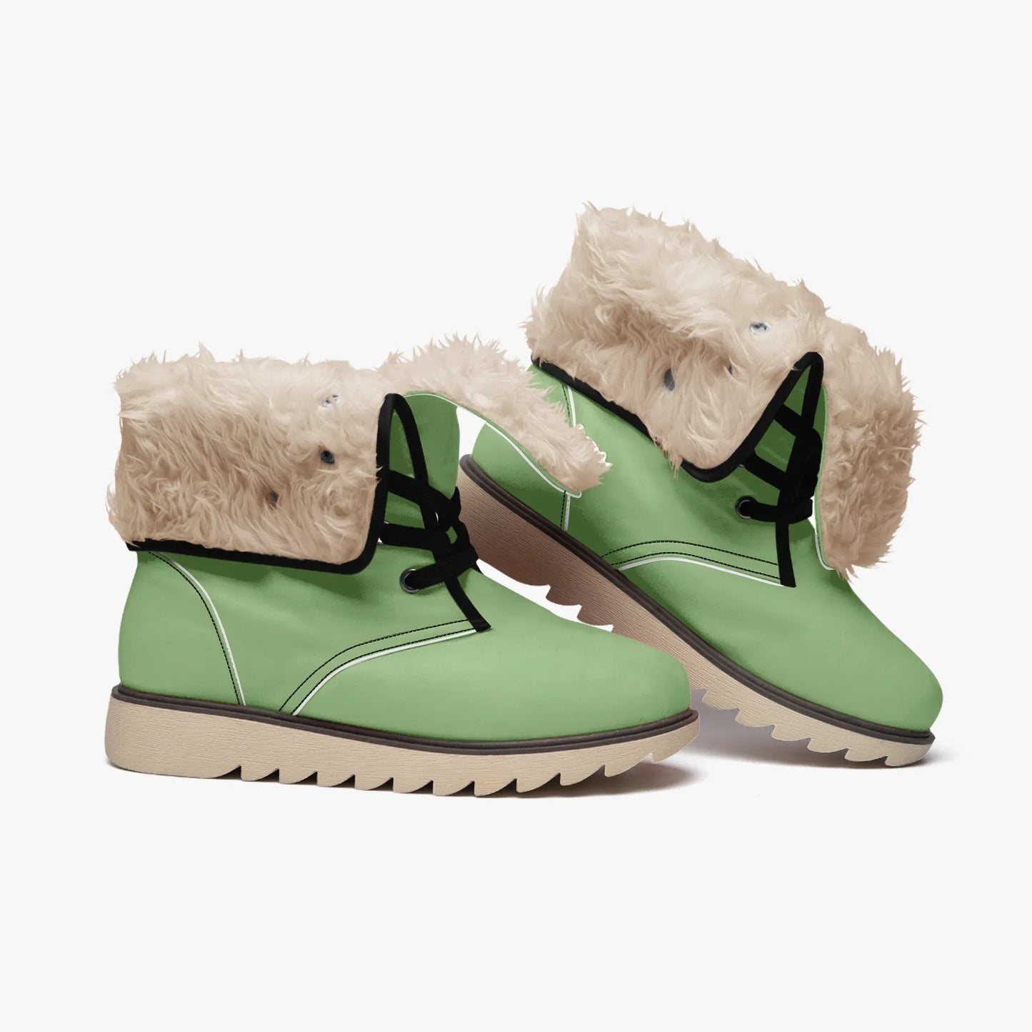 grune-chic-boots-mit-pluschfutter-boots-jlr-design-4 - JLR Design