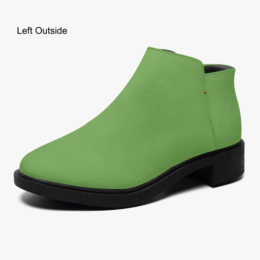 grune-elegante-reissverschluss-stiefeletten-stiefeletten-jlr-design-1 - JLR Design