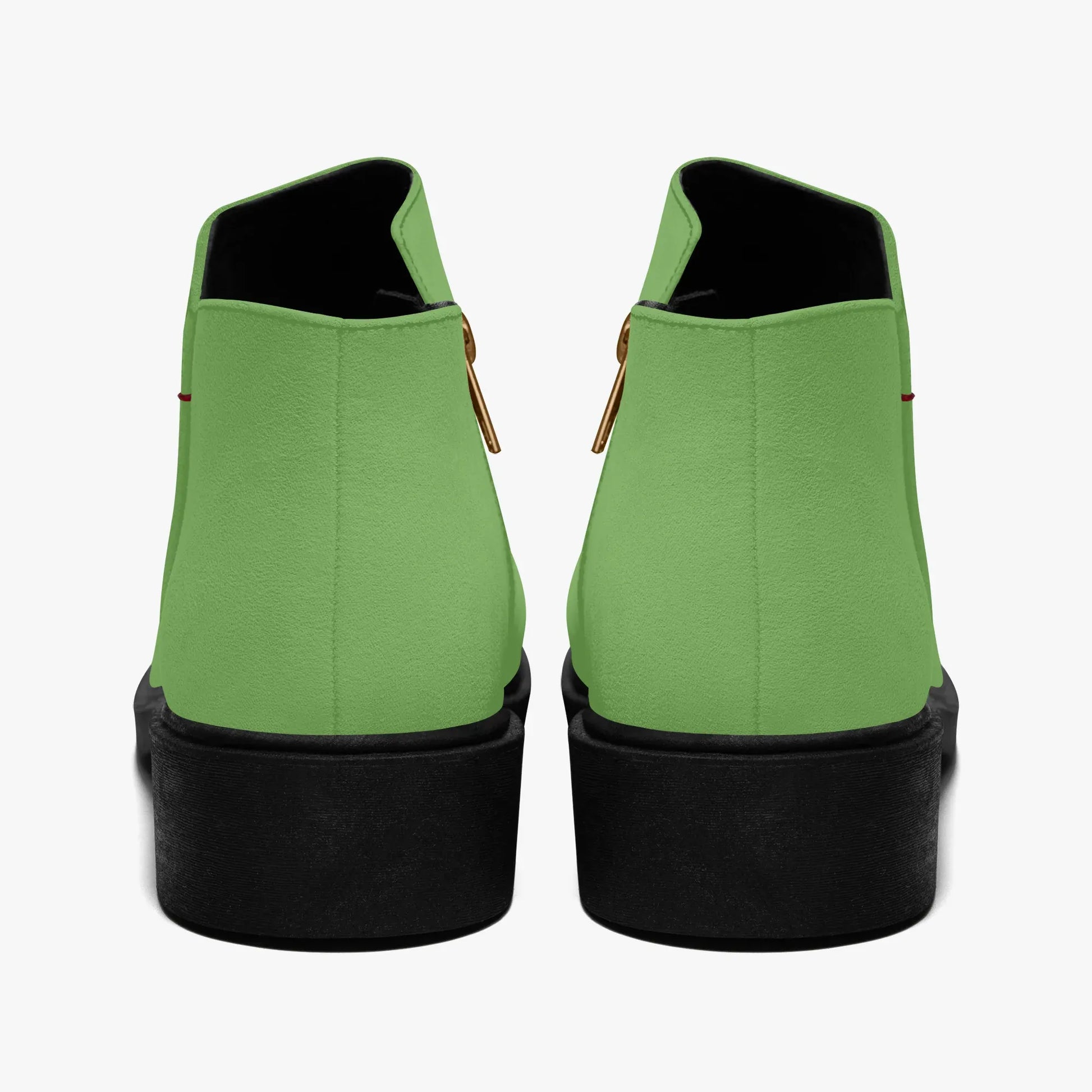 grune-elegante-reissverschluss-stiefeletten-stiefeletten-jlr-design-2 - JLR Design