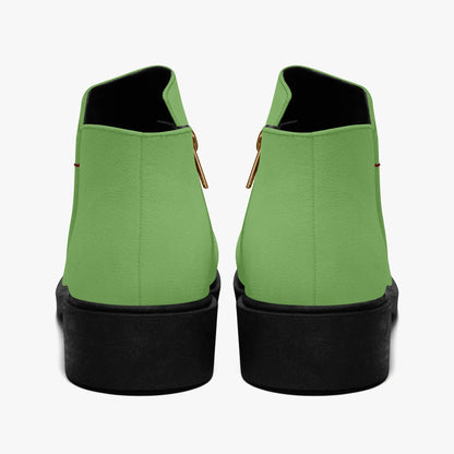 grune-elegante-reissverschluss-stiefeletten-stiefeletten-jlr-design-2 - JLR Design