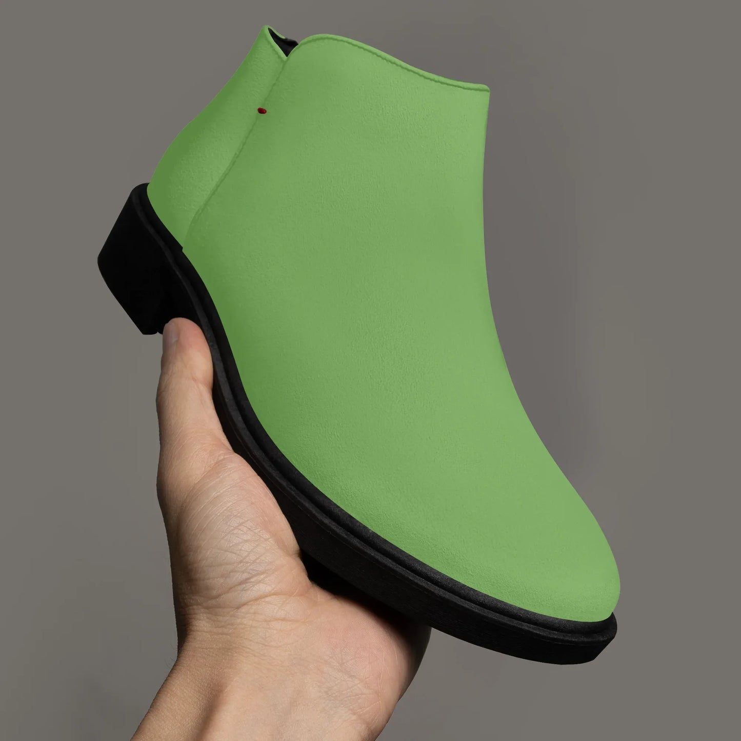 grune-elegante-reissverschluss-stiefeletten-stiefeletten-jlr-design-3 - JLR Design