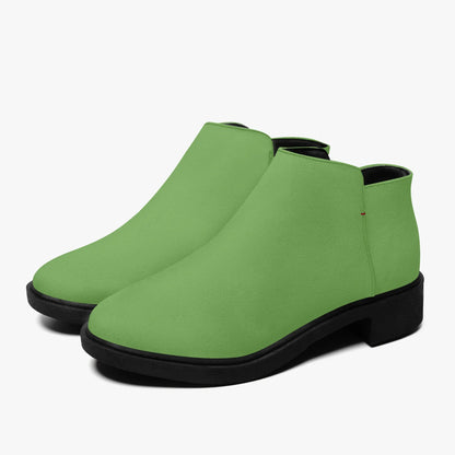 grune-elegante-reissverschluss-stiefeletten-stiefeletten-jlr-design-6 - JLR Design