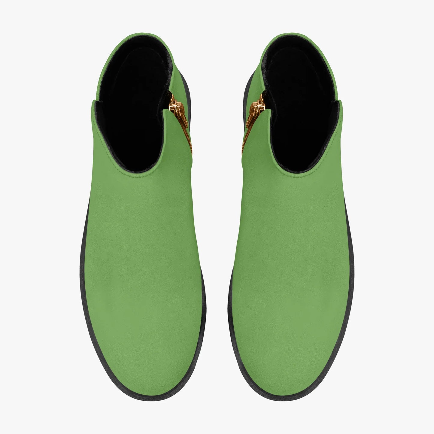 grune-elegante-reissverschluss-stiefeletten-stiefeletten-jlr-design-7 - JLR Design