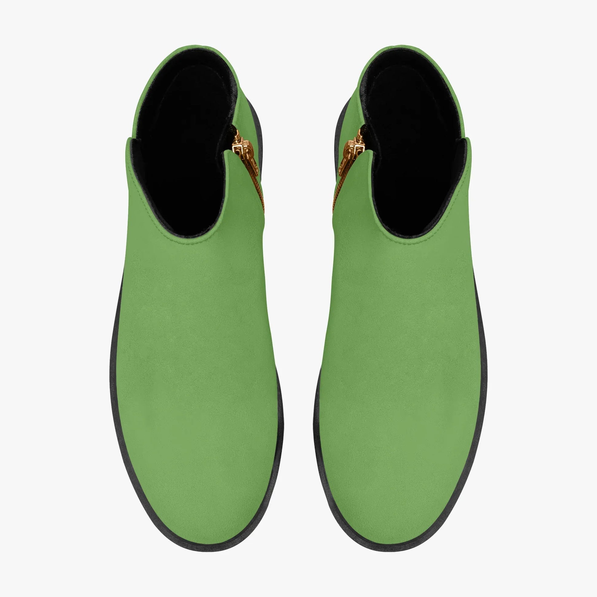 grune-elegante-reissverschluss-stiefeletten-stiefeletten-jlr-design-7 - JLR Design