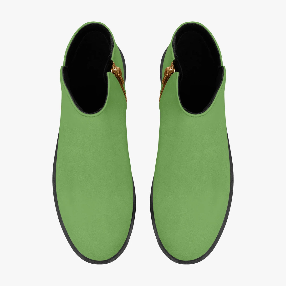 grune-elegante-reissverschluss-stiefeletten-stiefeletten-jlr-design-jlr-design-de-7 - JLR Design