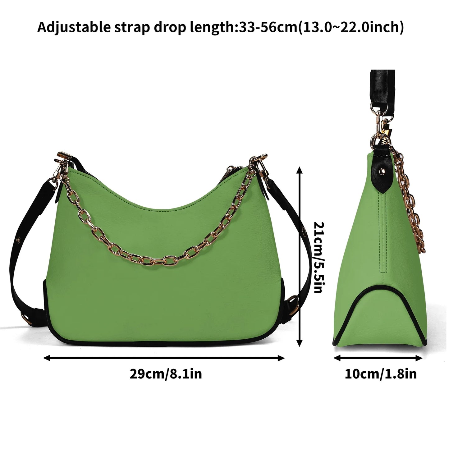 grune-elegante-umhangetasche-mit-kette-umhangetasche-jlr-design-7 - JLR Design