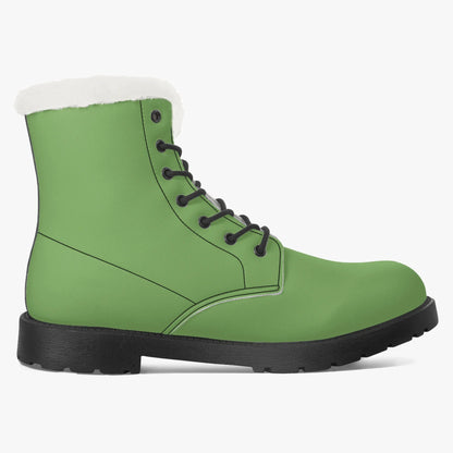 grune-faux-fur-leder-boots-boots-jlr-design-8 - JLR Design