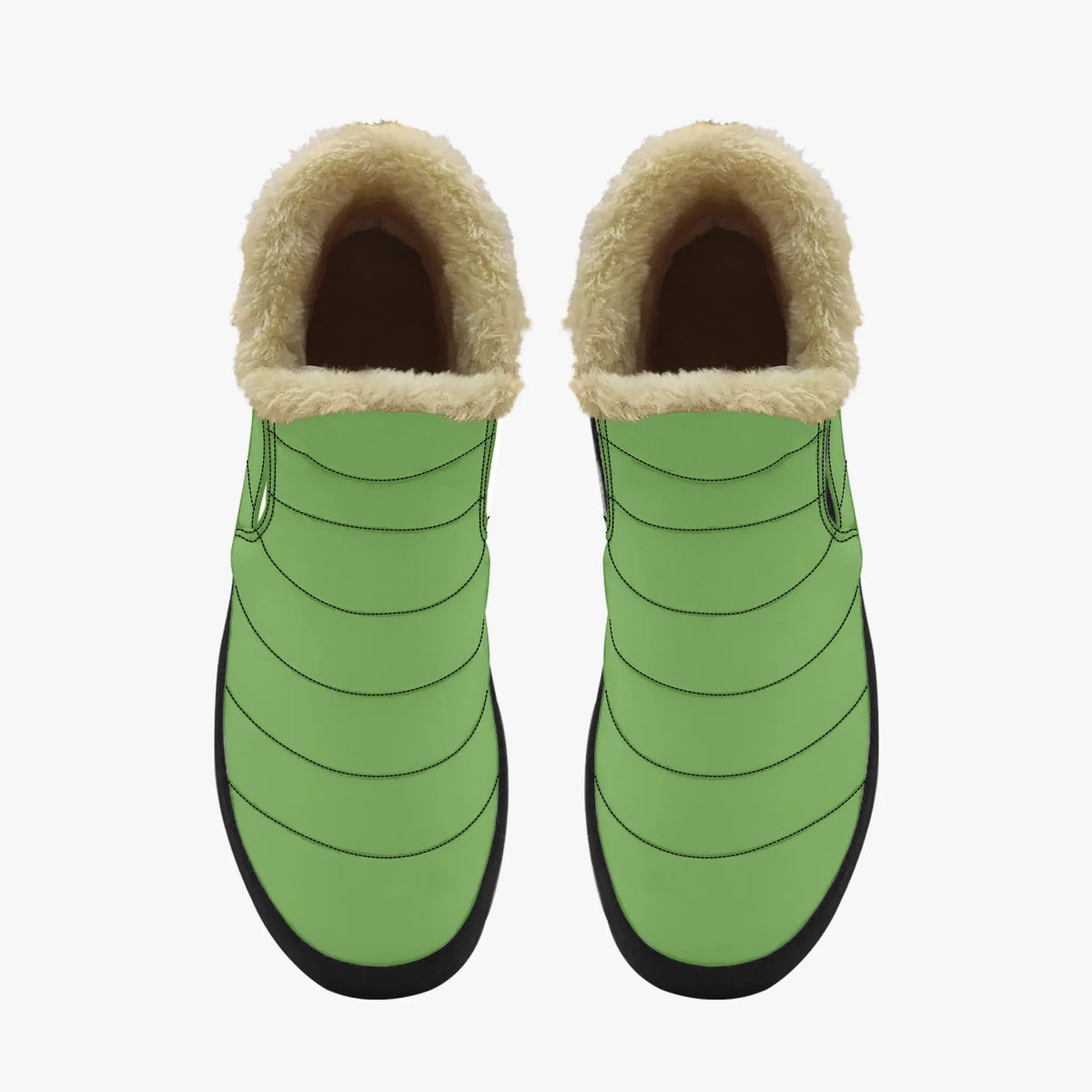 grune-faux-fur-slipper-slipper-jlr-design-jlr-design-de-5 - JLR Design