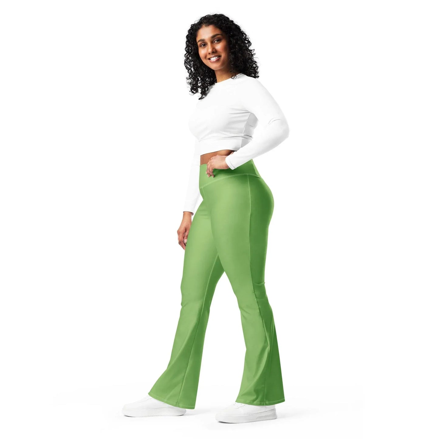 grune-high-waist-flare-leggings-flare-leggings-jlr-design-10 - JLR Design