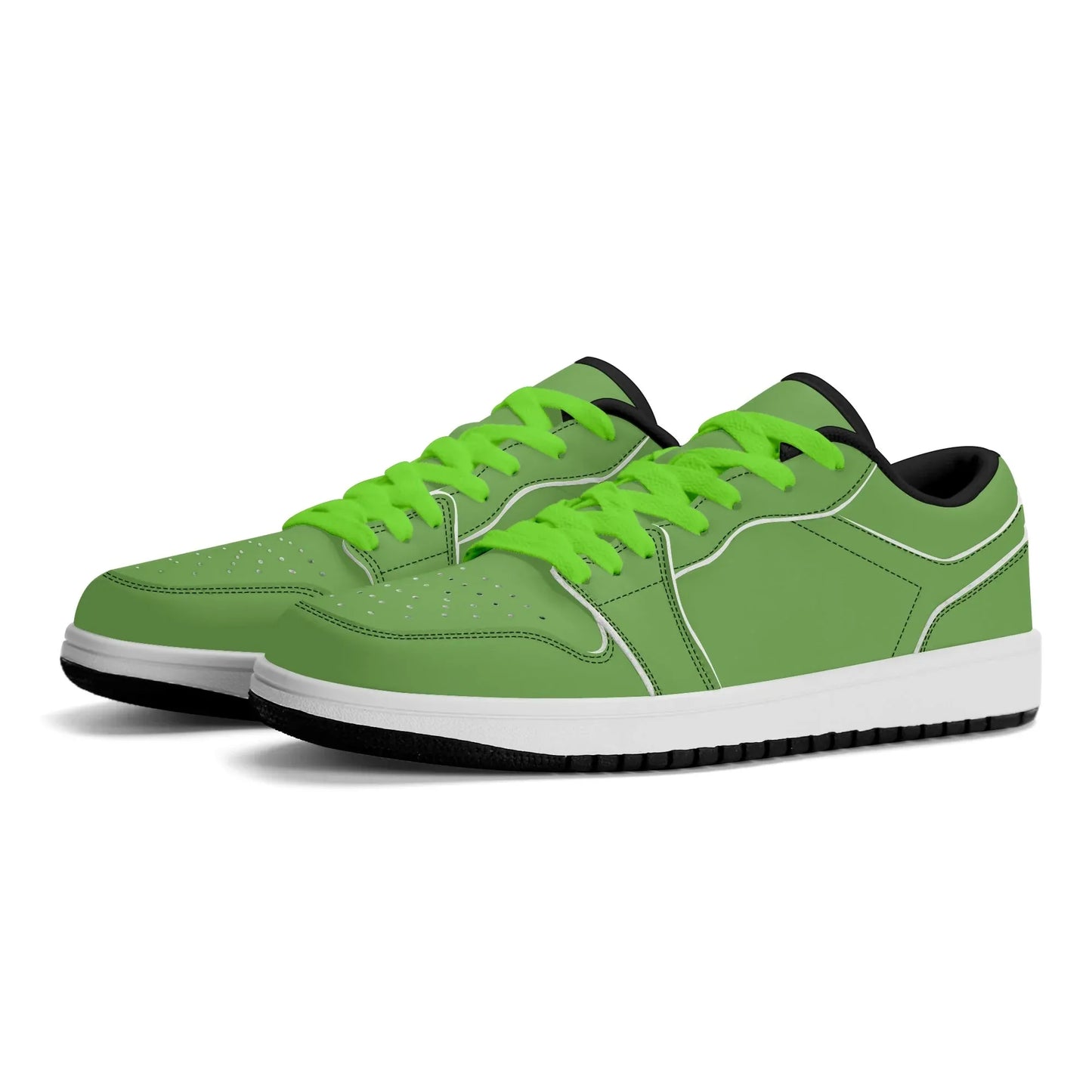 grune-low-top-leder-sneaker-fur-damen-sneaker-jlr-design-8 - JLR Design