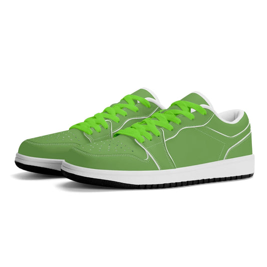 grune-low-top-leder-sneaker-fur-herren-sneaker-jlr-design-1 - JLR Design