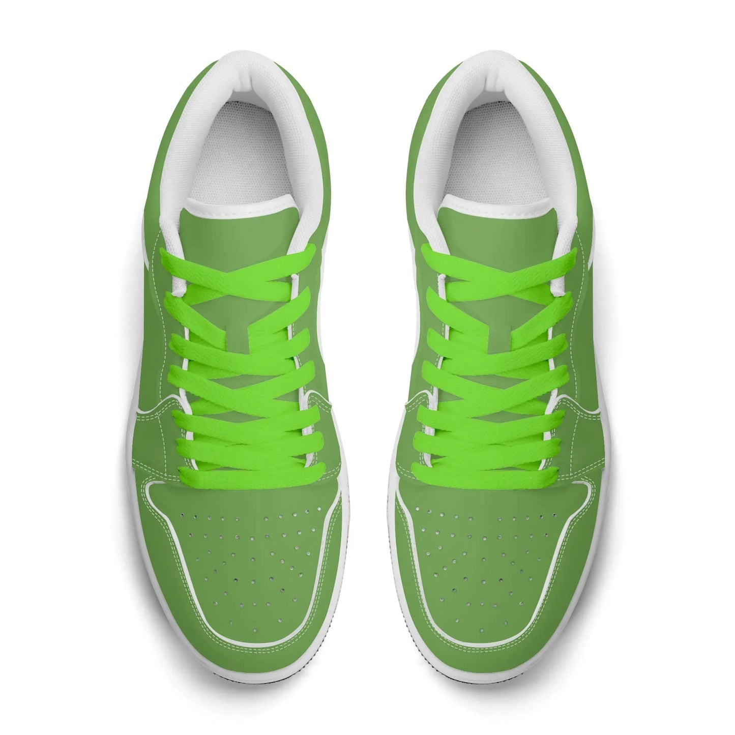 grune-low-top-leder-sneaker-fur-herren-sneaker-jlr-design-7 - JLR Design
