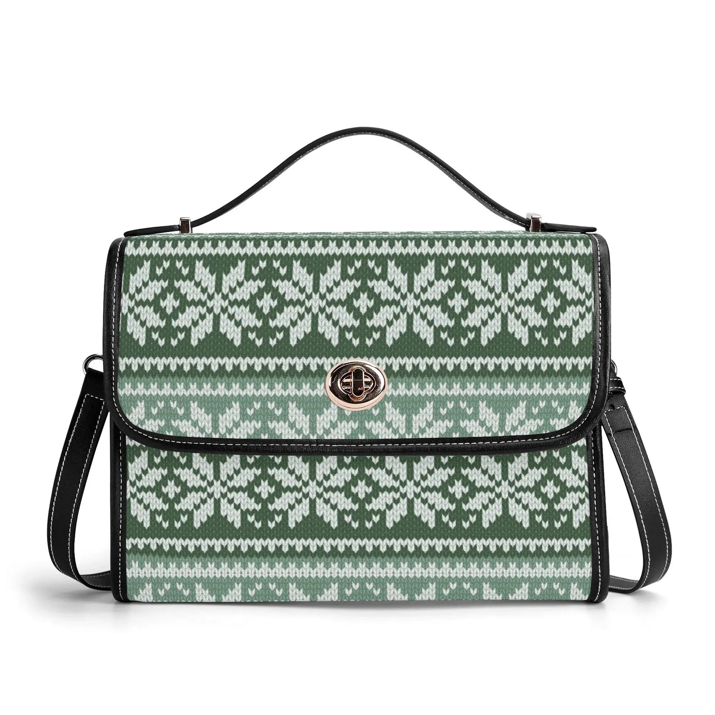 grune-schneeflocke-satchel-bag-umhangetasche-umhangetasche-jlr-design-1 - JLR Design