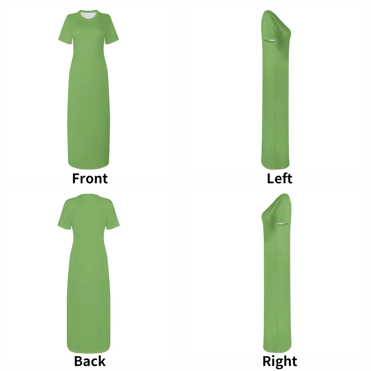 grunes-bodycon-maxi-dress-long-dress-jlr-design-jlr-design-de-7 - JLR Design