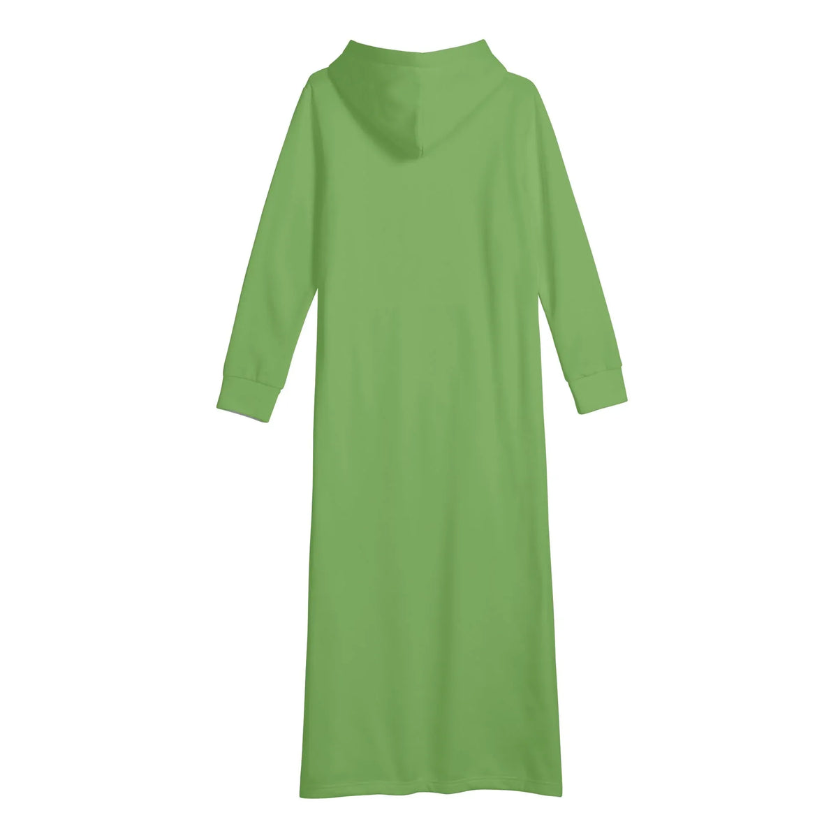 grunes-damen-maxi-hoodiekleid-knochellanges-kapuzenkleid-aus-weich-angerautem-fleece-hoodiekleid-jlr-design-jlr-design-de-5 - JLR Design