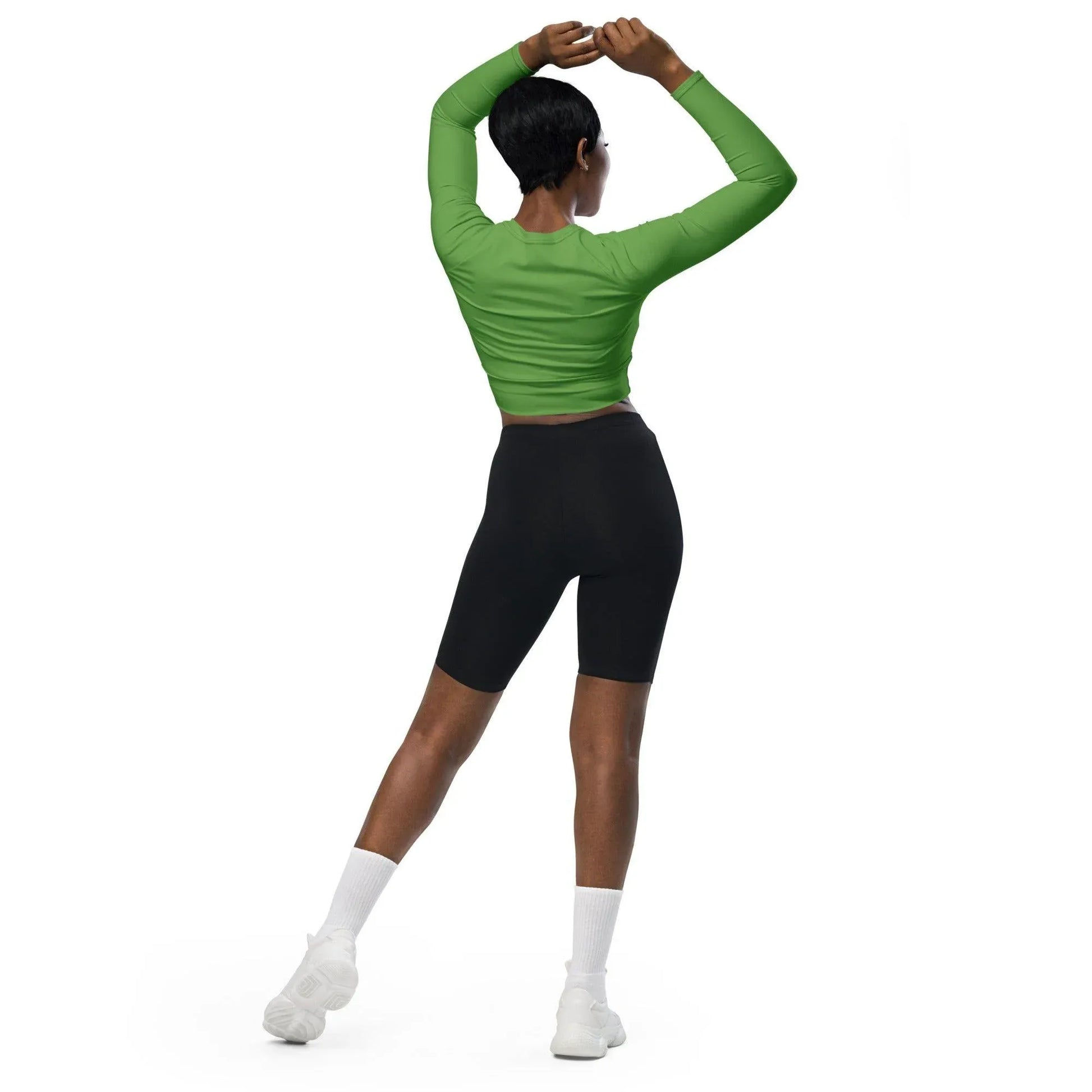 grunes-long-sleeve-damen-crop-top-long-sleeve-crop-top-jlr-design-3 - JLR Design
