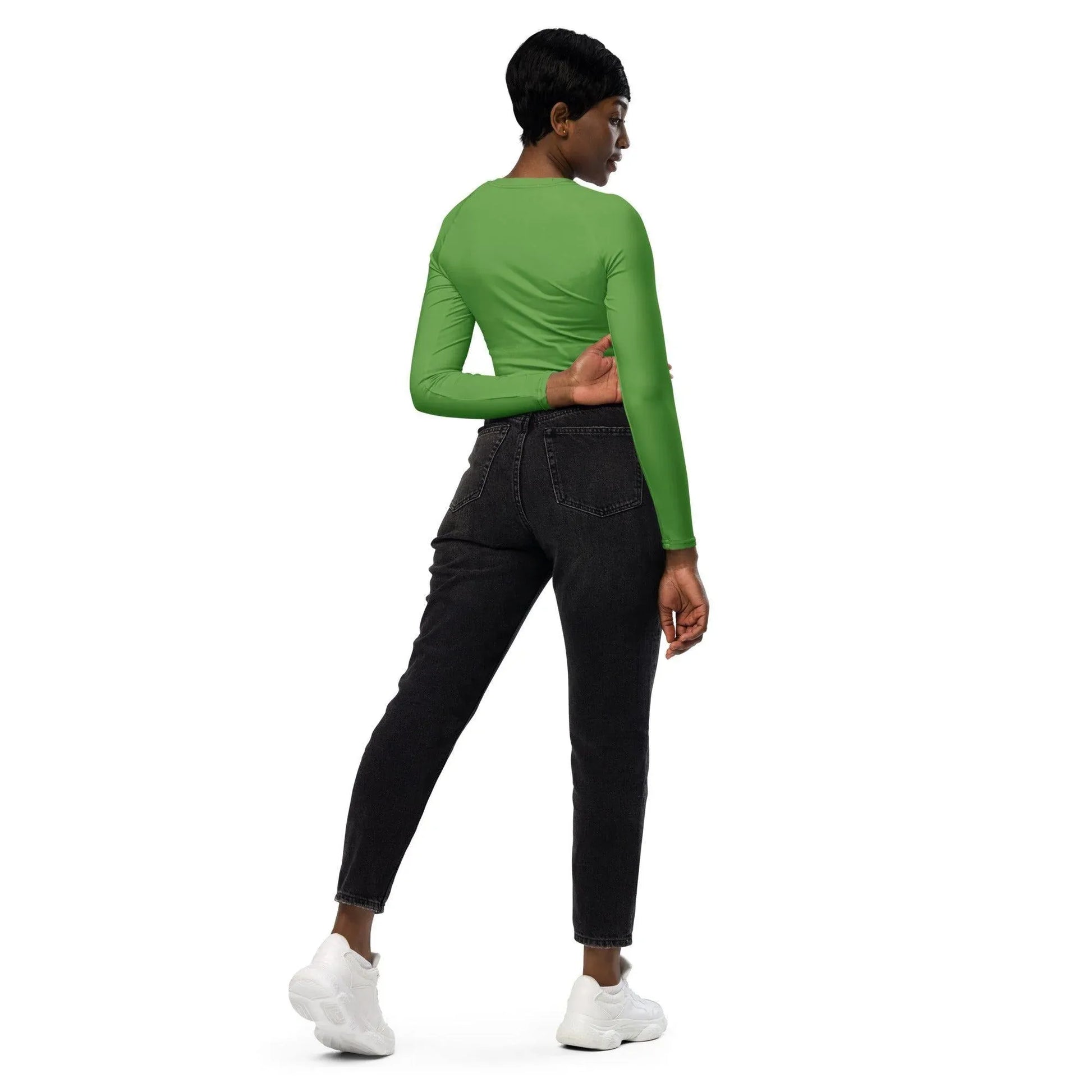 grunes-long-sleeve-damen-crop-top-long-sleeve-crop-top-jlr-design-4 - JLR Design