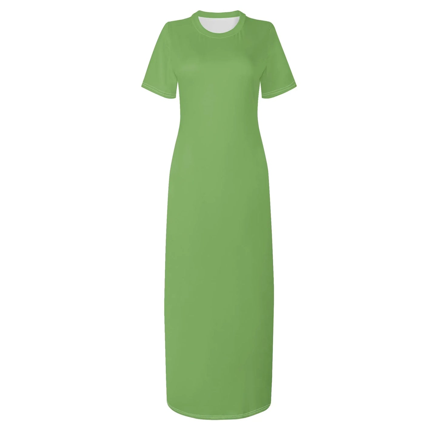 grunes-short-sleeve-long-dress-long-dress-jlr-design-3 - JLR Design