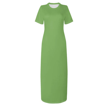 grunes-short-sleeve-long-dress-long-dress-jlr-design-3 - JLR Design